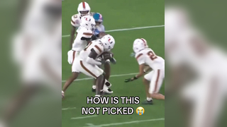 Canes should have like 3 interceptions rn (via @ESPN) #miami #cfp #...