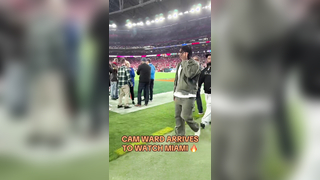 Cam Ward pulled up to watch his alma mater #collegefootball #cfp #f...