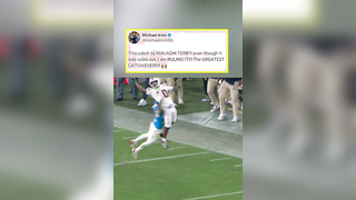 That Was an Insane Grab from Malachi Toney