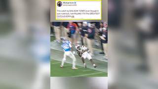 That Was an Insane Grab from Malachi Toney