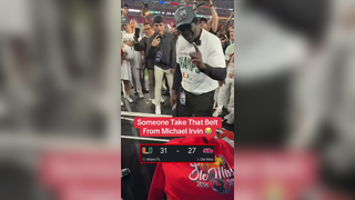 Michael Irvin Goes Crazy Again After Miami’s Win Over Ole Miss BTA