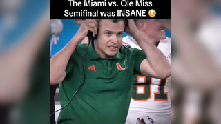 What an incredible game ‍ #miami #olemiss #cfb #fiestabowl #zingers...