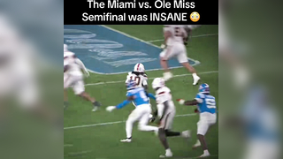 What an incredible game ‍ #miami #olemiss #cfb #fiestabowl #zingers...