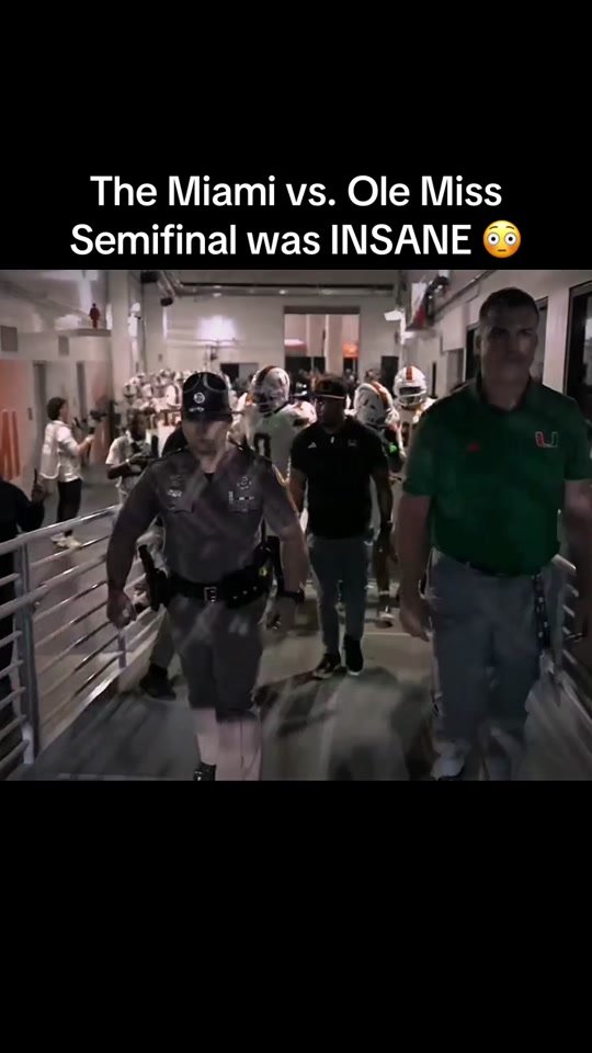 What an incredible game ‍ #miami #olemiss #cfb #fiestabowl #zingers...