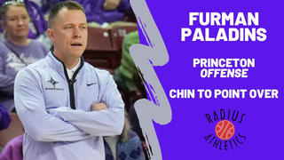 Furman Paladins | Princeton Offense | CHIN to Point Over