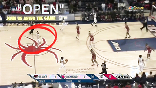 Princeton Offense - Richmond Spiders - Open Phase Dribble-Ats