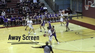 Princeton Offense - Nebraska Wesleyan University - Brush Point Away - "Dribble-Ats"