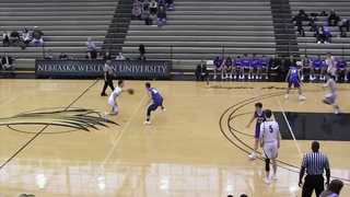 Princeton Offense - Nebraska Wesleyan University - Brush Point Away - "Dribble-Ats"