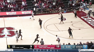 Stanford Cardinal - Princeton Offense ("JERSEY") - Transition Offense, Over The Top and Away