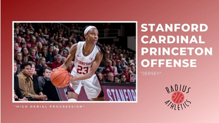 Stanford Cardinal - Princeton Offense - High Denial Progression