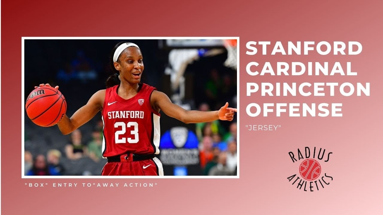 Stanford Cardinal - Princeton Offense ("Jersey") - Box Entry Into Away Action