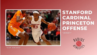 Stanford Cardinal - Princeton Offense - Gap Drives