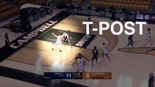 Campbell Fighting Camels - Princeton Offense - Low Post