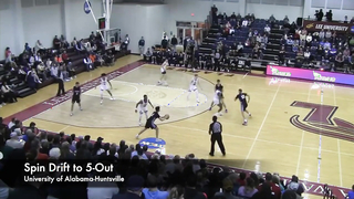 Princeton Offense - Point "Spin Drift" | Alabama-Huntsville Chargers