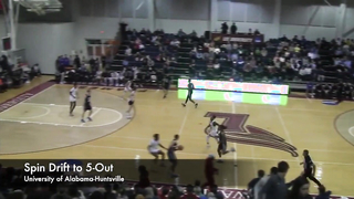 Princeton Offense - Point "Spin Drift" | Alabama-Huntsville Chargers