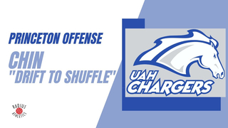 Princeton Offense - Chin "Drift to Shuffle" | Alabama-Huntsville Chargers