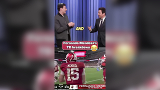 Fernando Mendoza’s breakdown of his touchdown in the CFP National Cha...