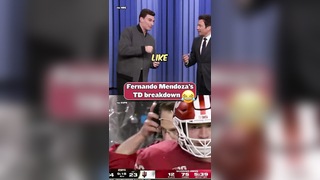 Fernando Mendoza’s breakdown of his touchdown in the CFP National Cha...