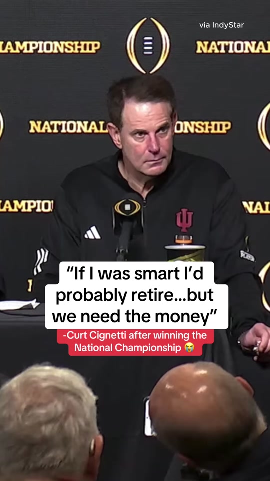 Retirement not on the table for Coach Cignetti #curtcignetti #ferna...