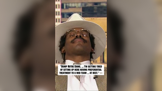 #camnewton responds to the breaking news about the #CFP and #NotreDam...