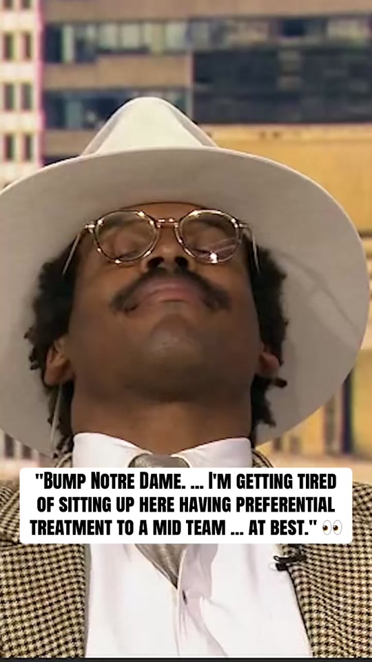 #camnewton responds to the breaking news about the #CFP and #NotreDam...