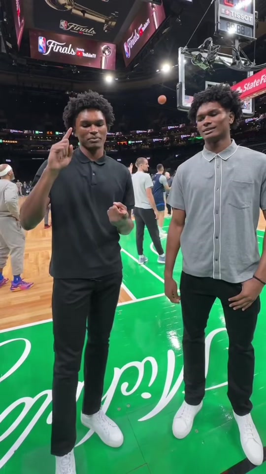 Amen and Ausar Thompson see if they can name their 2023 NBA Draft cla...