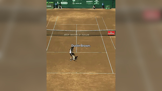 He beat Nadal. #dustinbrown #tennis #tweener #trickshot