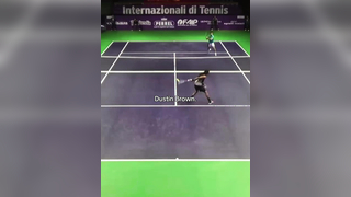 He beat Nadal. #dustinbrown #tennis #tweener #trickshot