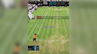 He beat Nadal. #dustinbrown #tennis #tweener #trickshot