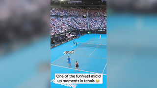 They started playing music (via @Australian Open) #espnsocial #tenn...