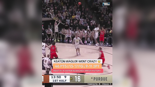 Keaton Wagler Delivers Historic Performance | College Basketball Highlights