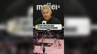 Matt Painter Reacts to Keaton Wagler’s Historic Night at Mackey Arena