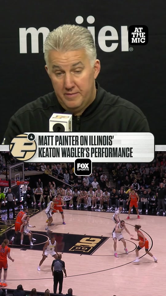 Matt Painter Reacts to Keaton Wagler’s Historic Night at Mackey Arena