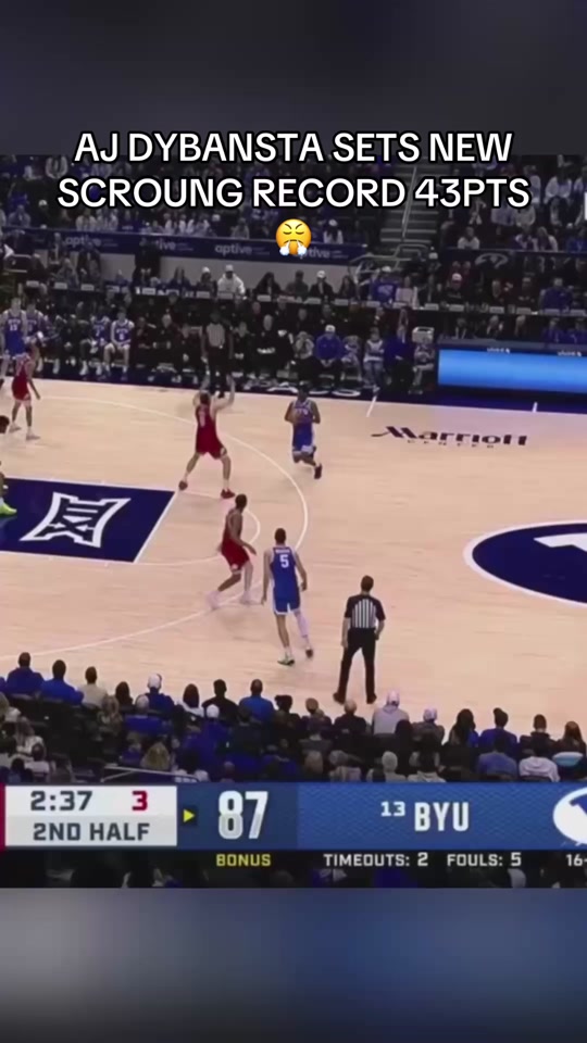 AJ Dybantsa Drops Unreal 43 Points | Sets All-Time BYU Freshman Scoring Record