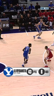 AJ Dybantsa Sets BYU Freshman Scoring Record with 43 Points
