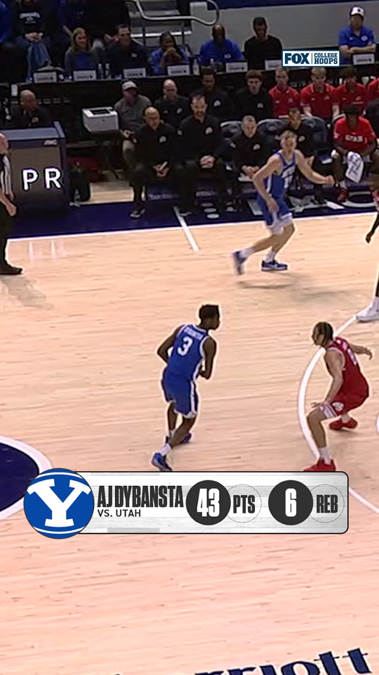 AJ Dybantsa Sets BYU Freshman Scoring Record with 43 Points