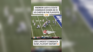 Andrew Luck Was Special | Remembering a Legendary NFL Playoff Performance