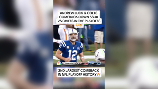 Andrew Luck Was Special | Remembering a Legendary NFL Playoff Performance