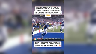 Andrew Luck Was Special | Remembering a Legendary NFL Playoff Performance