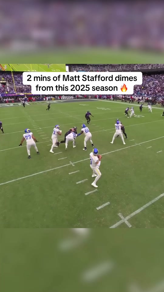 Matthew Stafford on his MVP type shii rn #mattstafford #larams #mv...