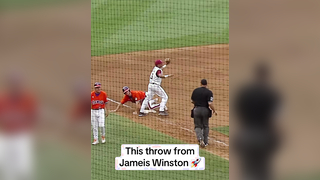 Jameis Winston launched this #throwback #fsu #baseball #highlight #...