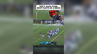 Top 5 Justin Fields Plays as a Chicago Bear | QB Highlights