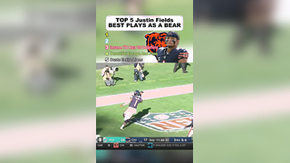 Top 5 Justin Fields Plays as a Chicago Bear | QB Highlights