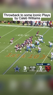 Throwback to some lconic Plays by Caleb Williams #nfl #nflfootball #n...