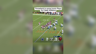 Throwback to some lconic Plays by Caleb Williams #nfl #nflfootball #n...