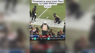 Throwback to some lconic Plays by Caleb Williams #nfl #nflfootball #n...