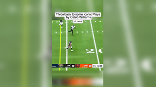 Throwback to some lconic Plays by Caleb Williams #nfl #nflfootball #n...