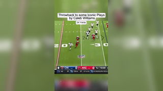 Throwback to some lconic Plays by Caleb Williams #nfl #nflfootball #n...
