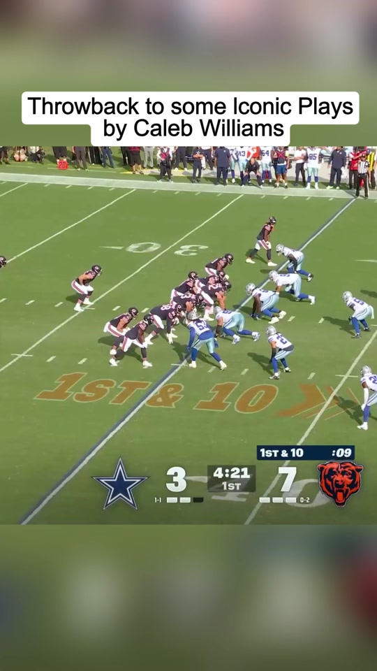 Throwback to some lconic Plays by Caleb Williams #nfl #nflfootball #n...