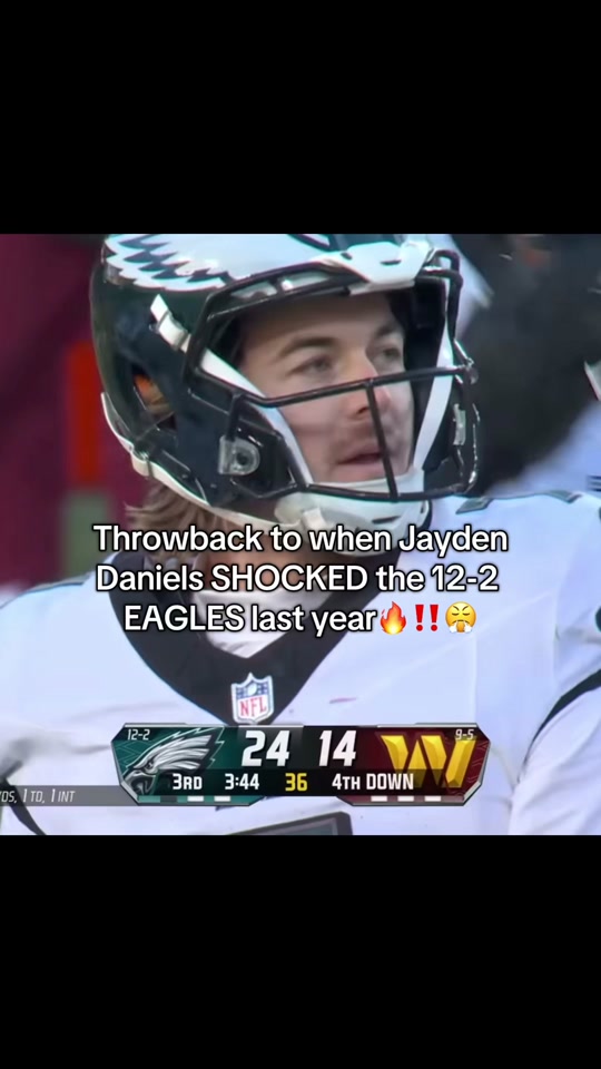 Throwback: Jayden Daniels Shocks the 12–2 Eagles | NFL Highlight